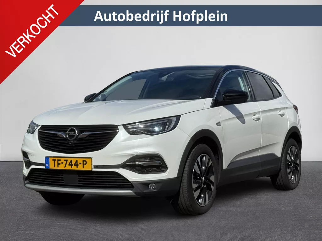 Opel Grandland X 1.2 Turbo 130 PK Automaat Ultimate | Elektrische Achterklep | Camera voor en achter |Full Map Navigatie | Stuurverwarming | Climate Control | Glazen panorama dak | Apple Carplay/Android Auto | Sportstoelen | 18 Lichtmetalen Velgen | | Trekhaak | Trekgewicht 1200kg (Vestiging - Vianen)